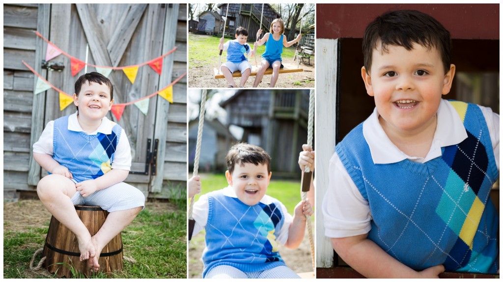 Boy Portrait on Farm