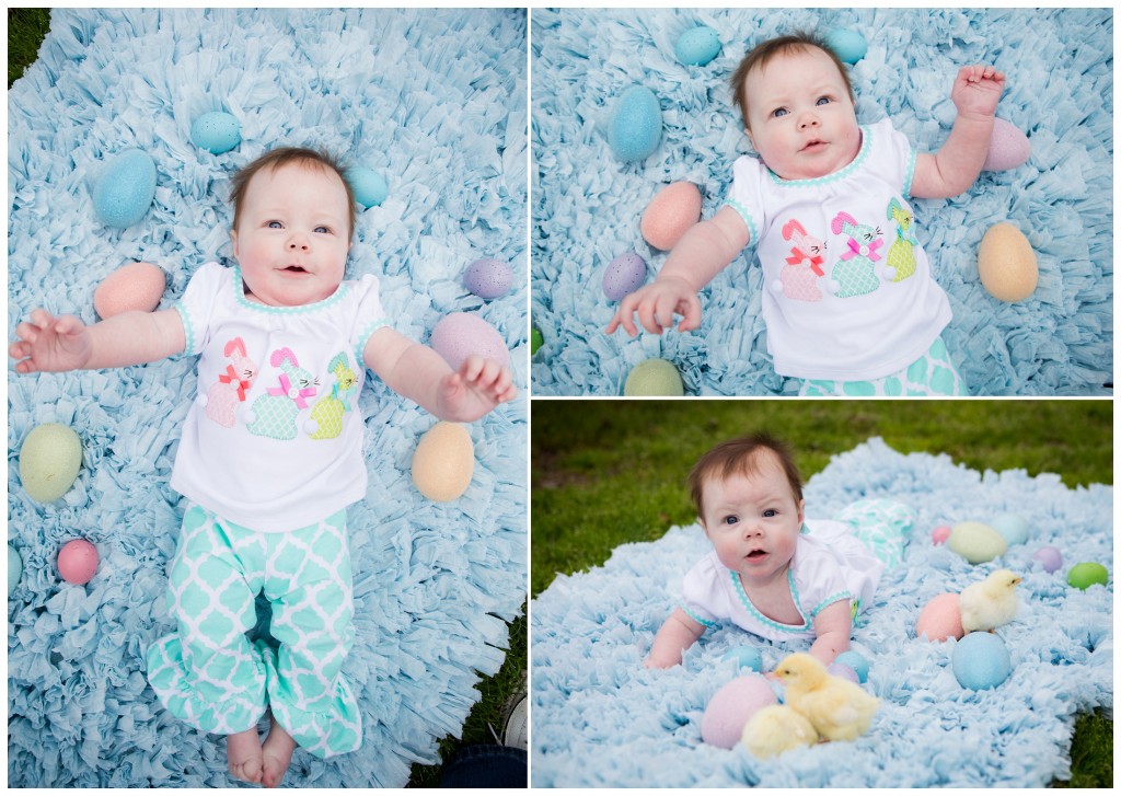 Baby Girl Portrait on Farm