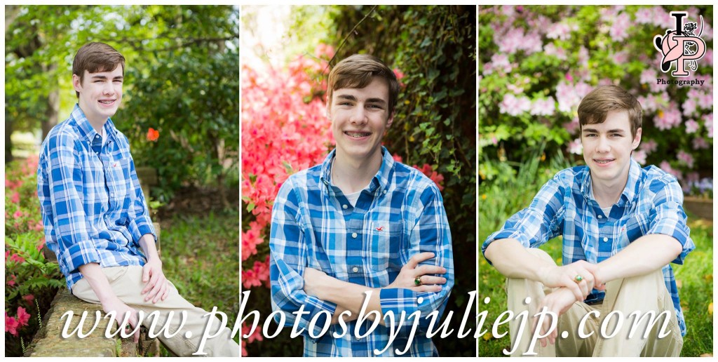 High School Senior Portrait at USC Horseshoe