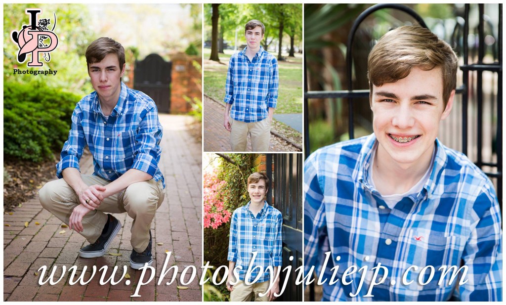 High School Senior Portrait at USC Horseshoe