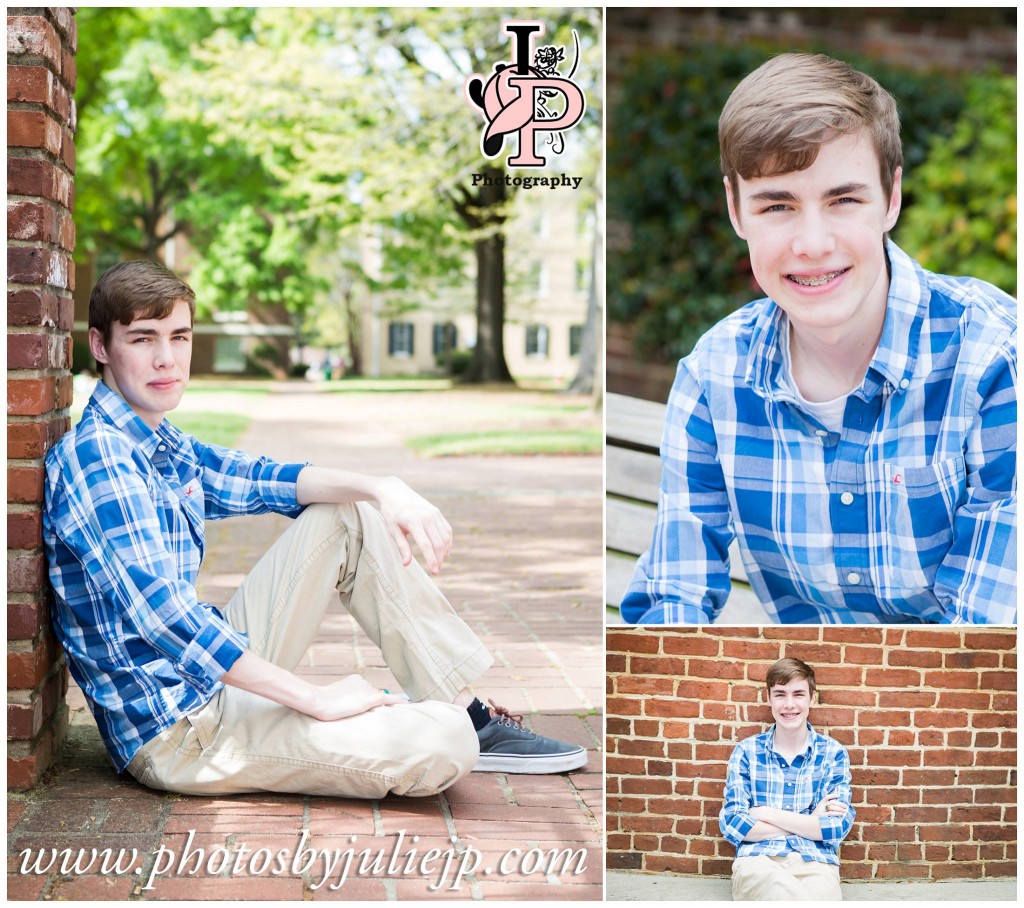 High School Senior Portrait in Columbia South Carolina