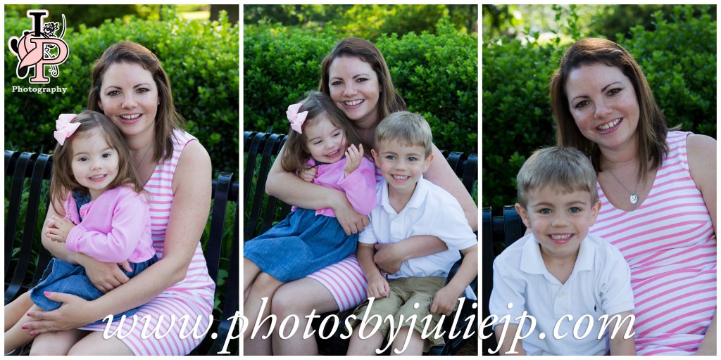 Mother and Children Park Portrait