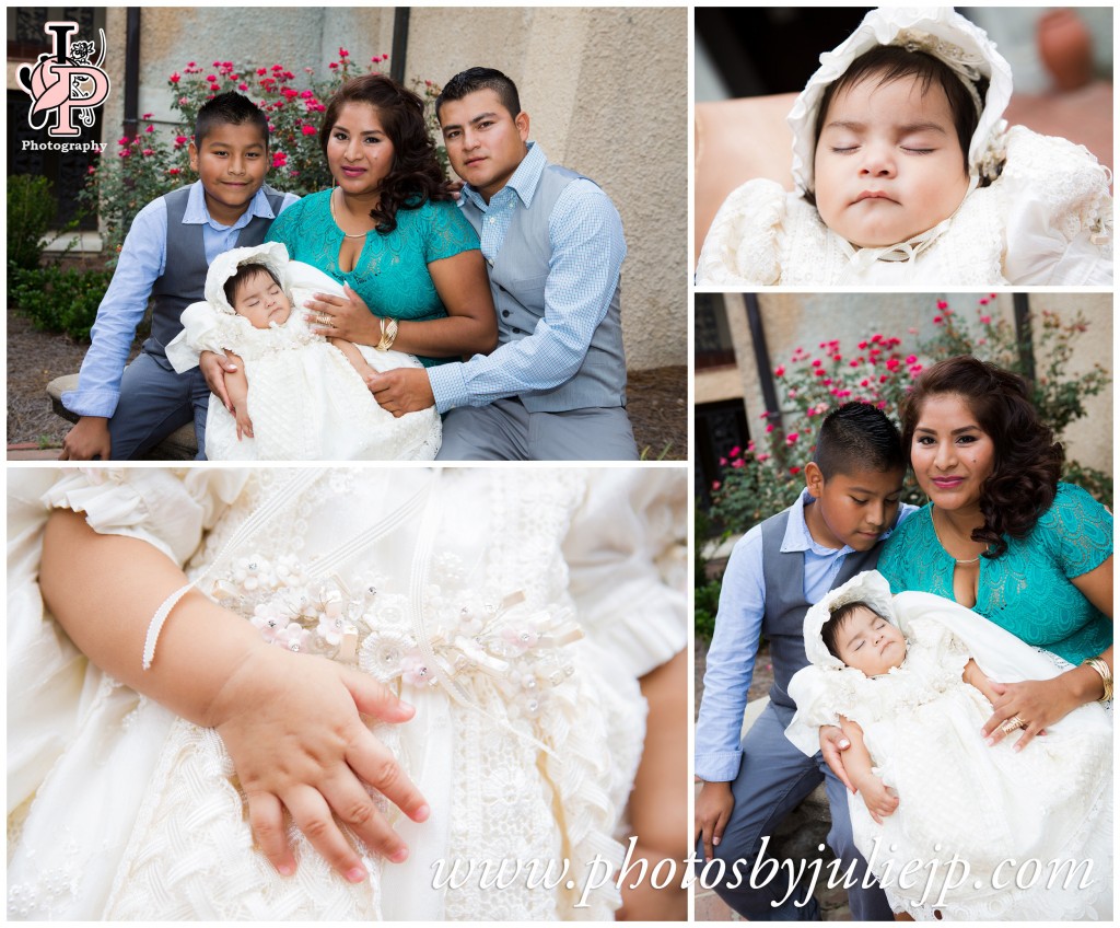 family with baby portrait