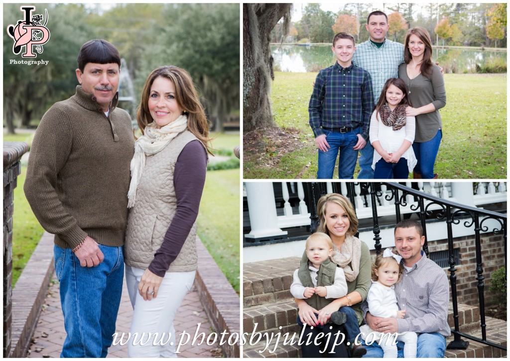 family portrait on steps