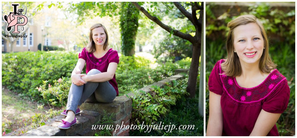 usc horseshoe senior portrait